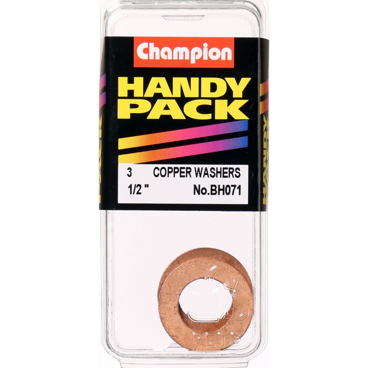 Champion Fasteners Washer Flat Copper 1/2In X 7/8In X 20G BH071