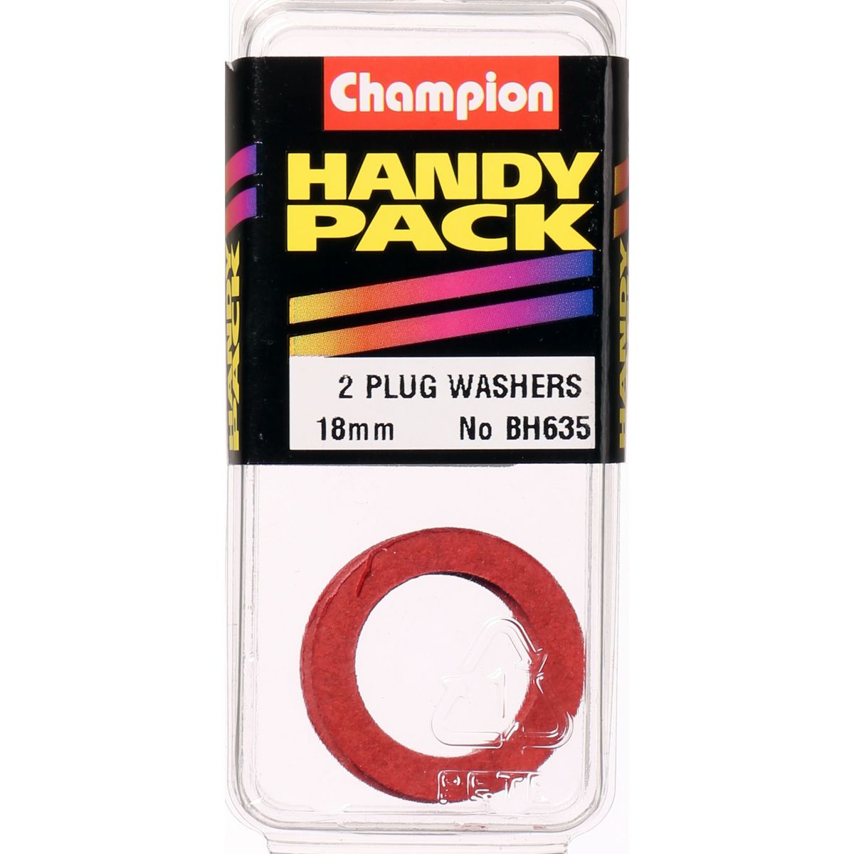 Champion Fasteners Washer Flat Fibre M18 X 27mm X 3/32 Red BH635