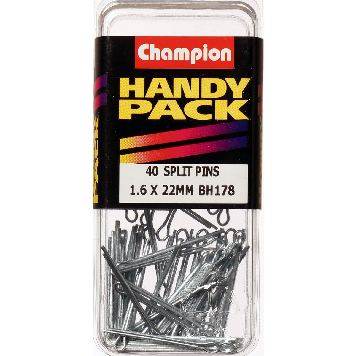 Champion Split Pin 1.6 x 22mm 40Pk BH178