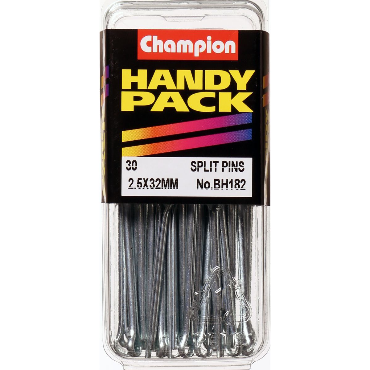Champion Fasteners Split Pin 2.5 X 32mm Zinc Plated BH182
