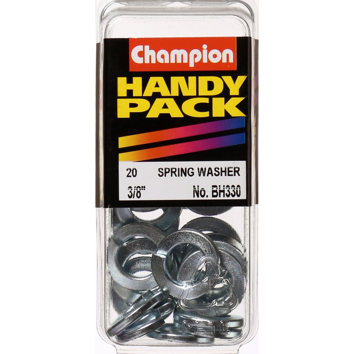 Champion Flat Spring Washer 3/8″ 20Pk BH330