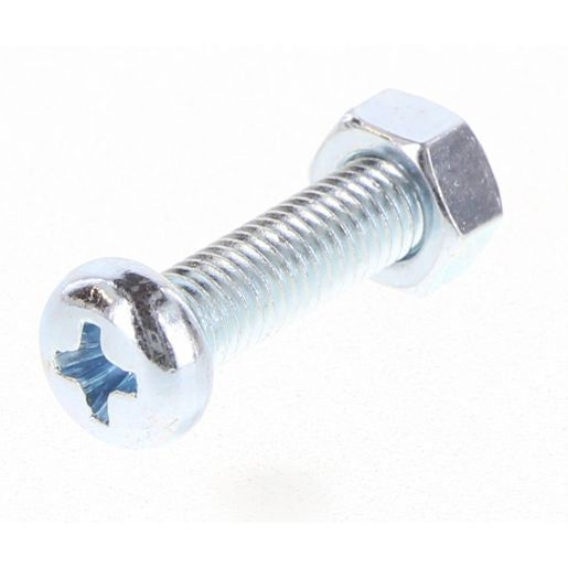 Champion Fasteners Machine Screw & Nut Pan Phillips M5 X 20mm Zinc Plated BH622