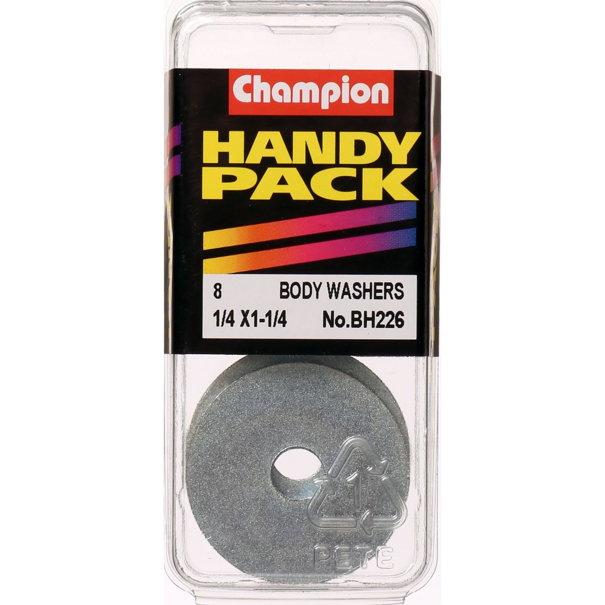 Champion Flat Body Washer 1/4″ x 1-1/4″ 8Pk BH226