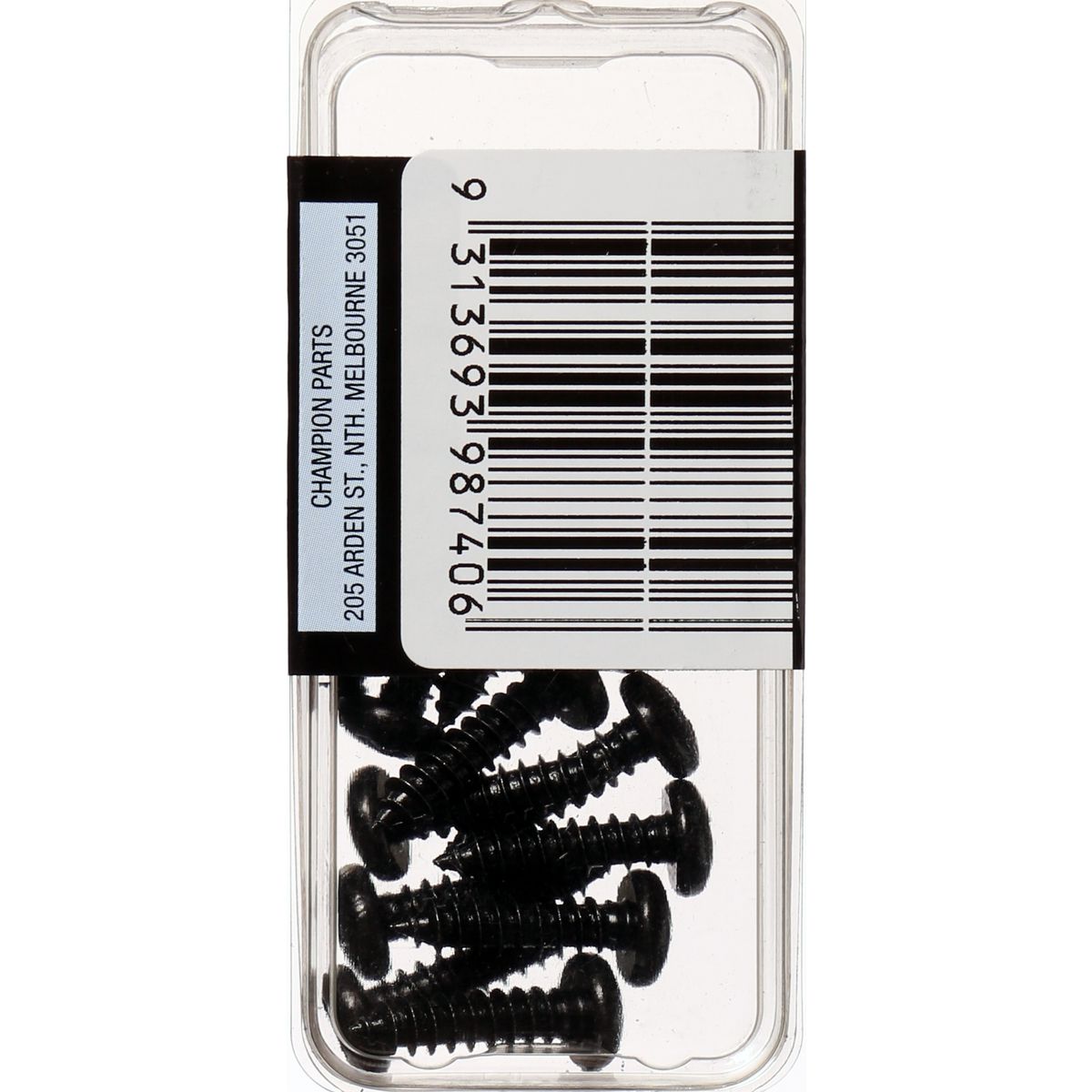 Champion Fasteners Self TaPPEr Screw Pan Phillips 4.8 X 19mm Black BH740