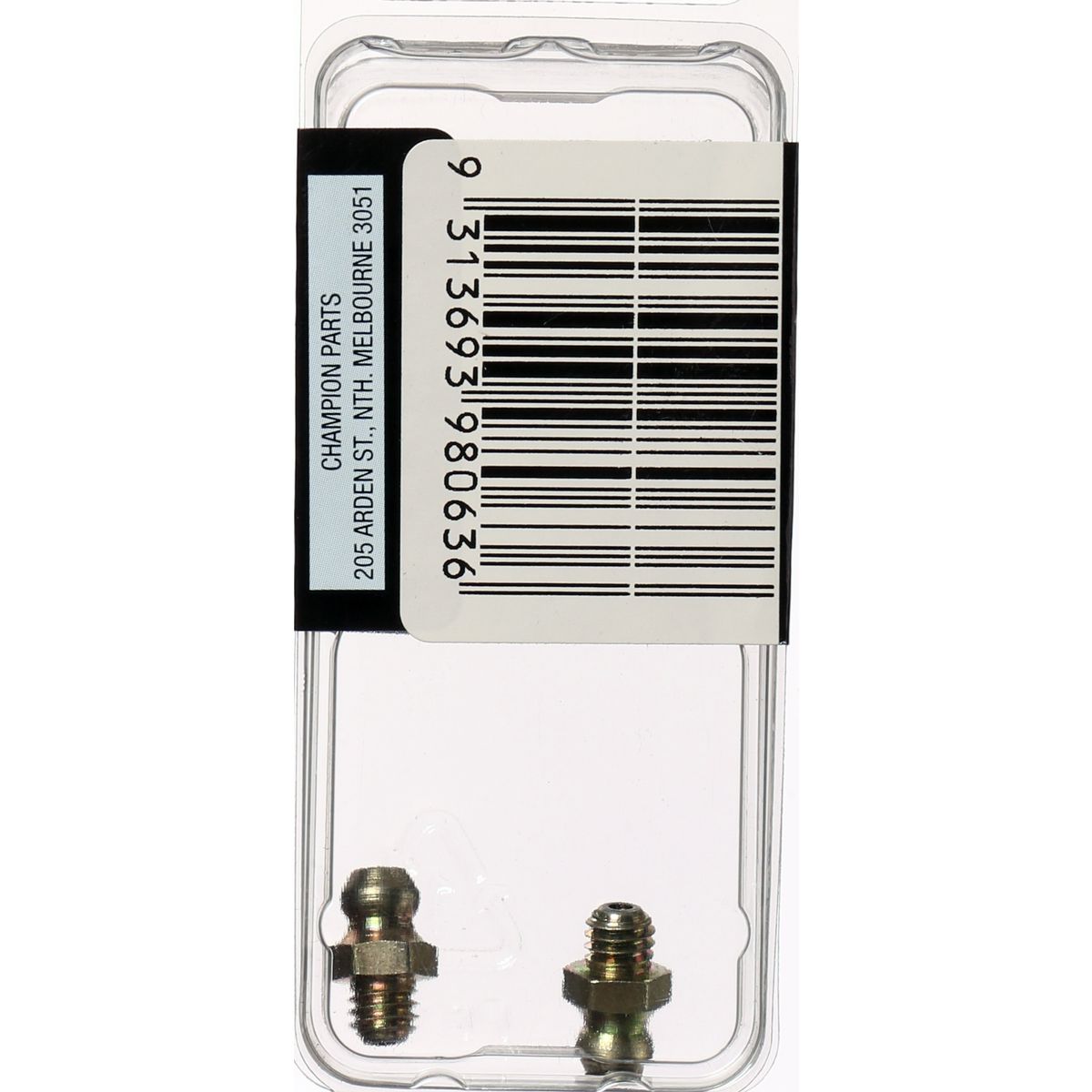 Champion Grease Nipple Straight M6 x 1mm 2Pk BH063