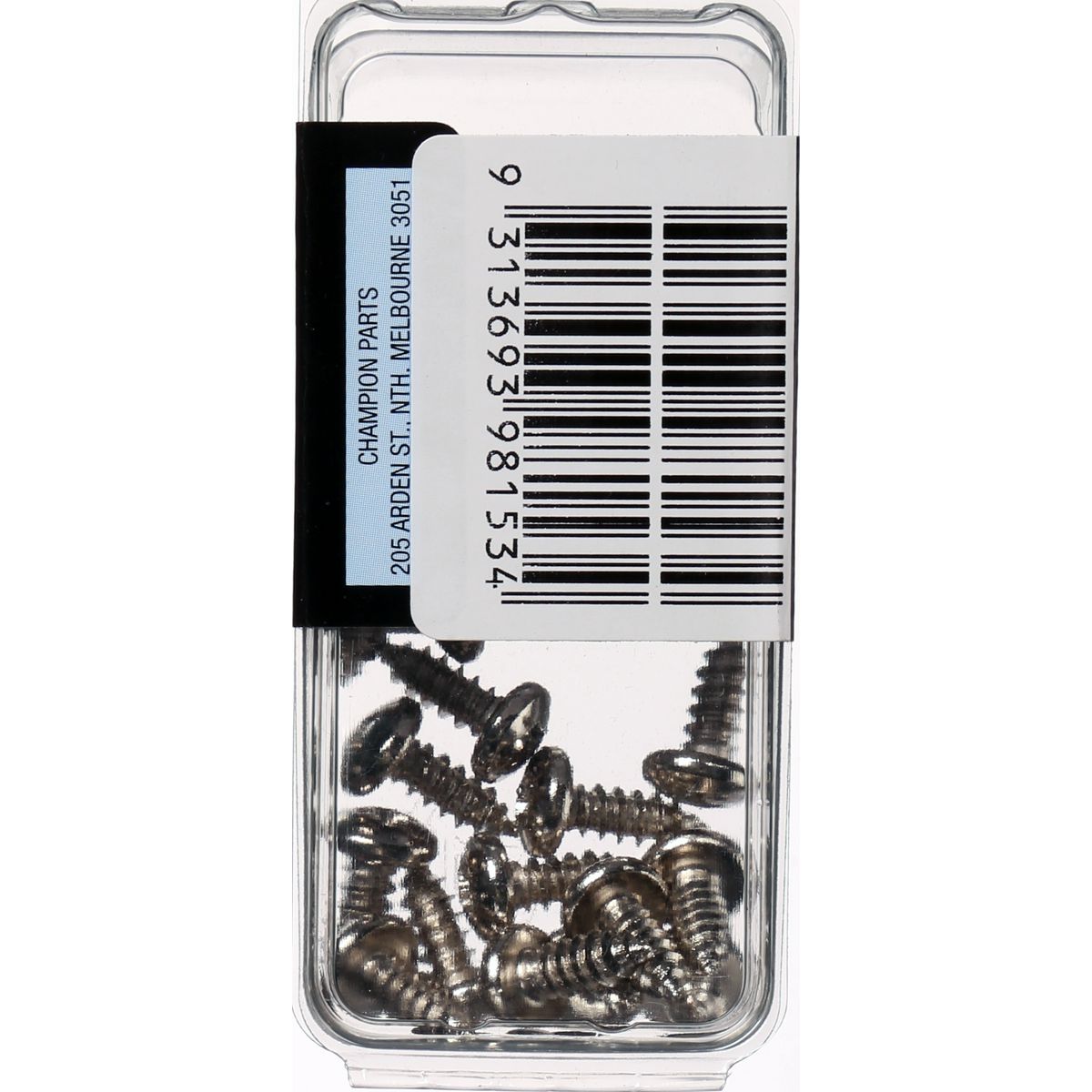 Champion Fasteners Self TaPPEr Screw Pan Phillips 4.8 X 13mm Nickel Plated BH153
