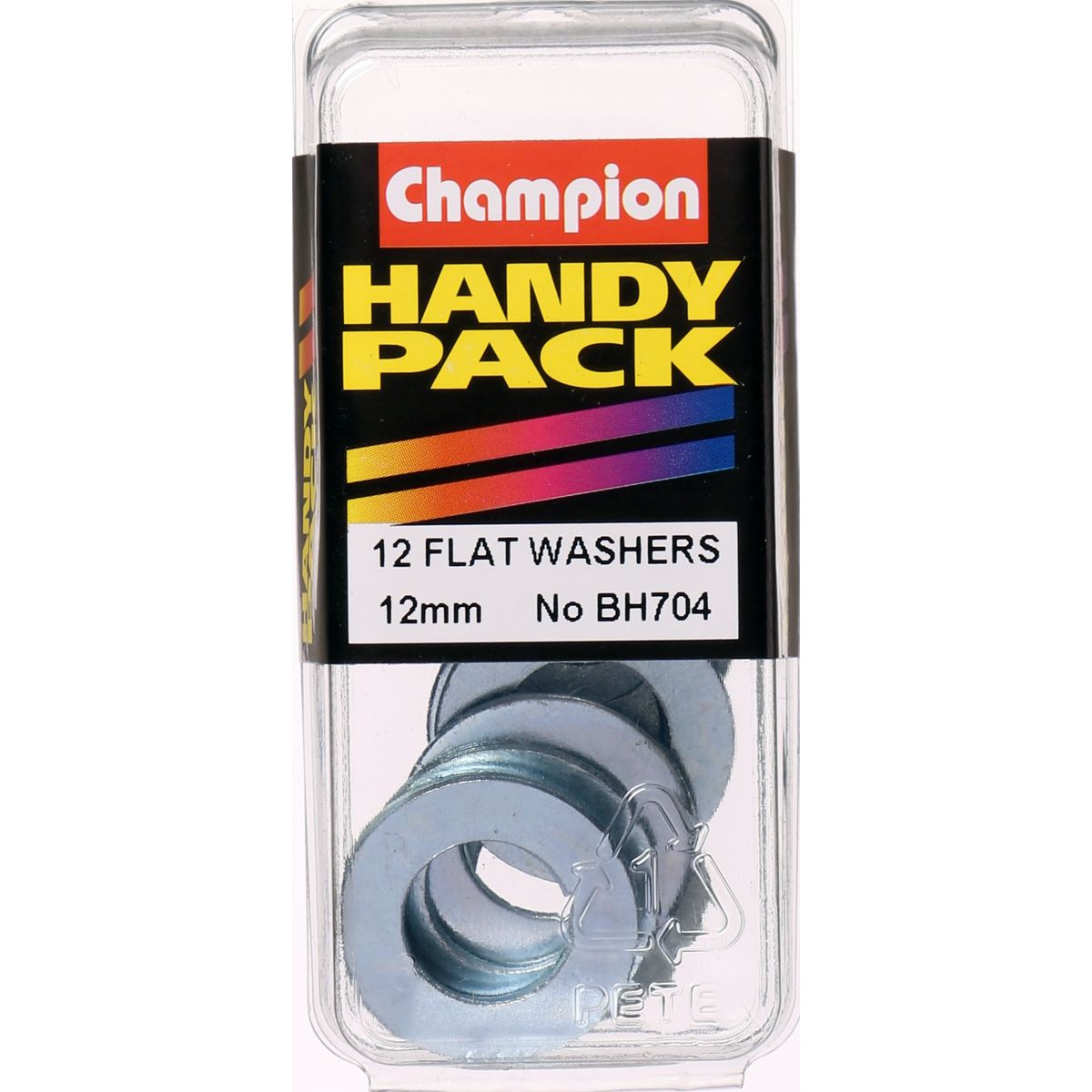 Champion Fasteners Washer Flat Steel M12 X 24 X 1.6mm Zinc Plated BH704