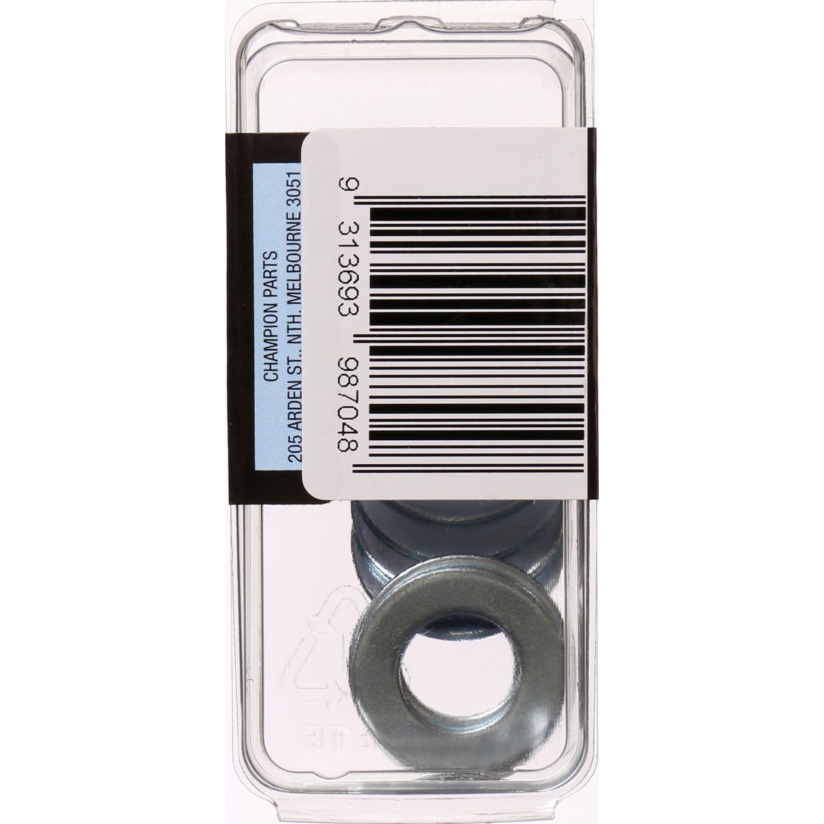 Champion Fasteners Washer Flat Steel M12 X 24 X 1.6mm Zinc Plated BH704