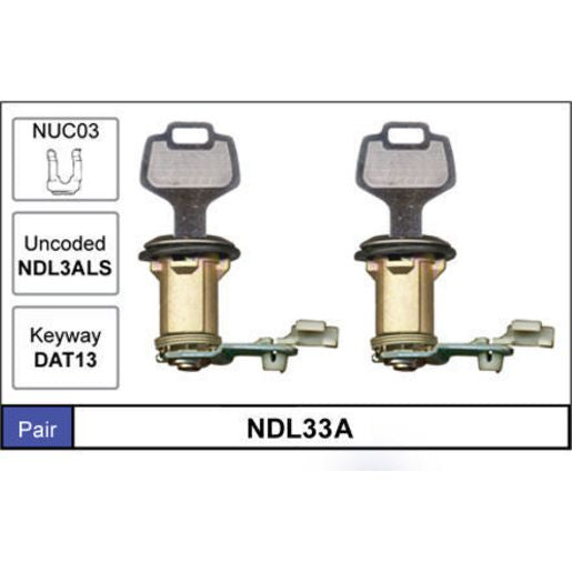 Nice Products Door Lock Pair NDL33A