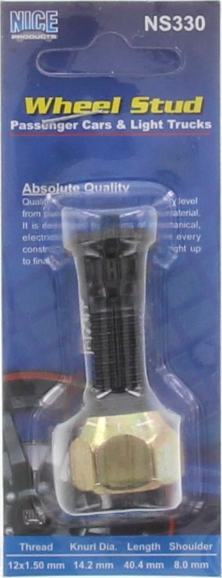 NICE Wheel Stud & Nut M12x1.50 38.9mm NS330