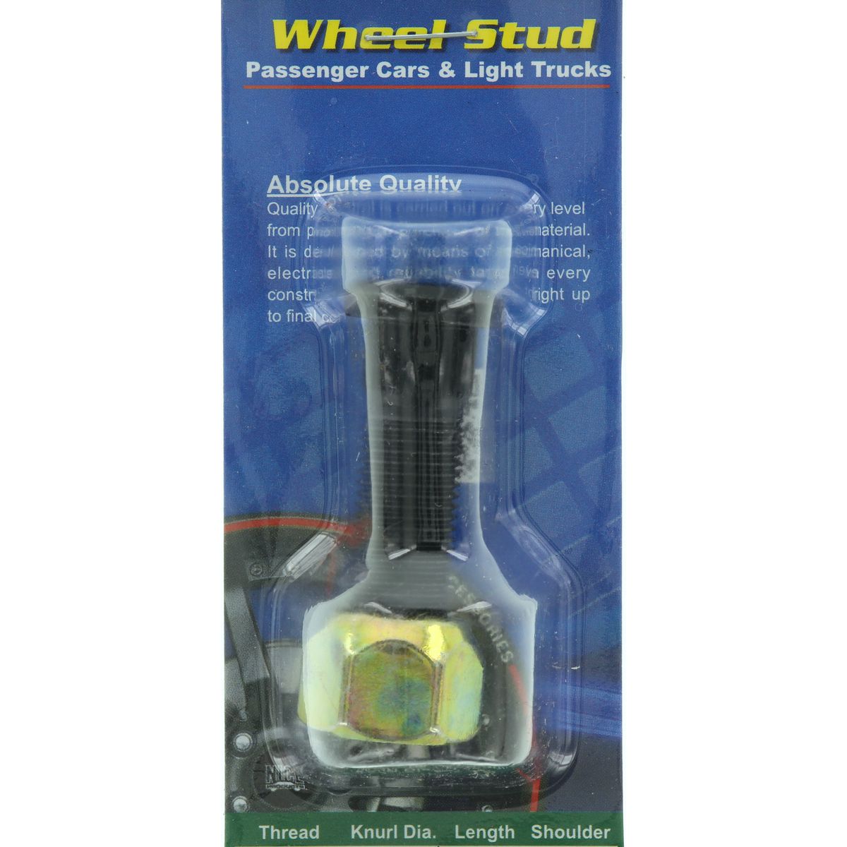 NICE Wheel Stud & Nut M12x1.25 35.4mm NS462