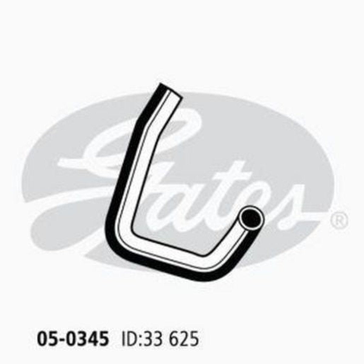 Gates Radiator Hose 05-0345
