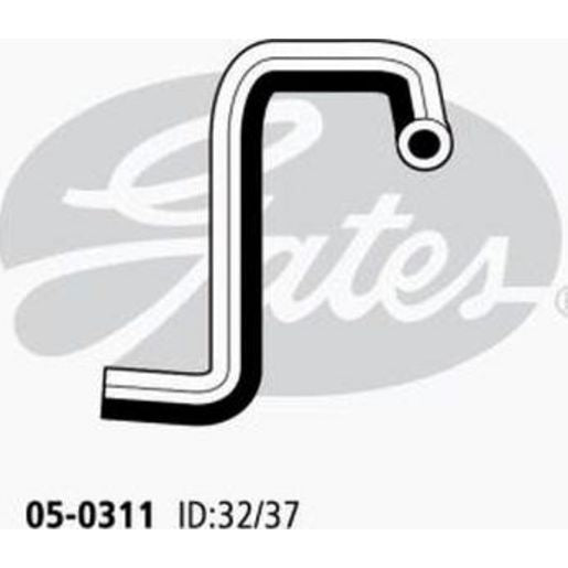 Gates Radiator Hose 05-0311