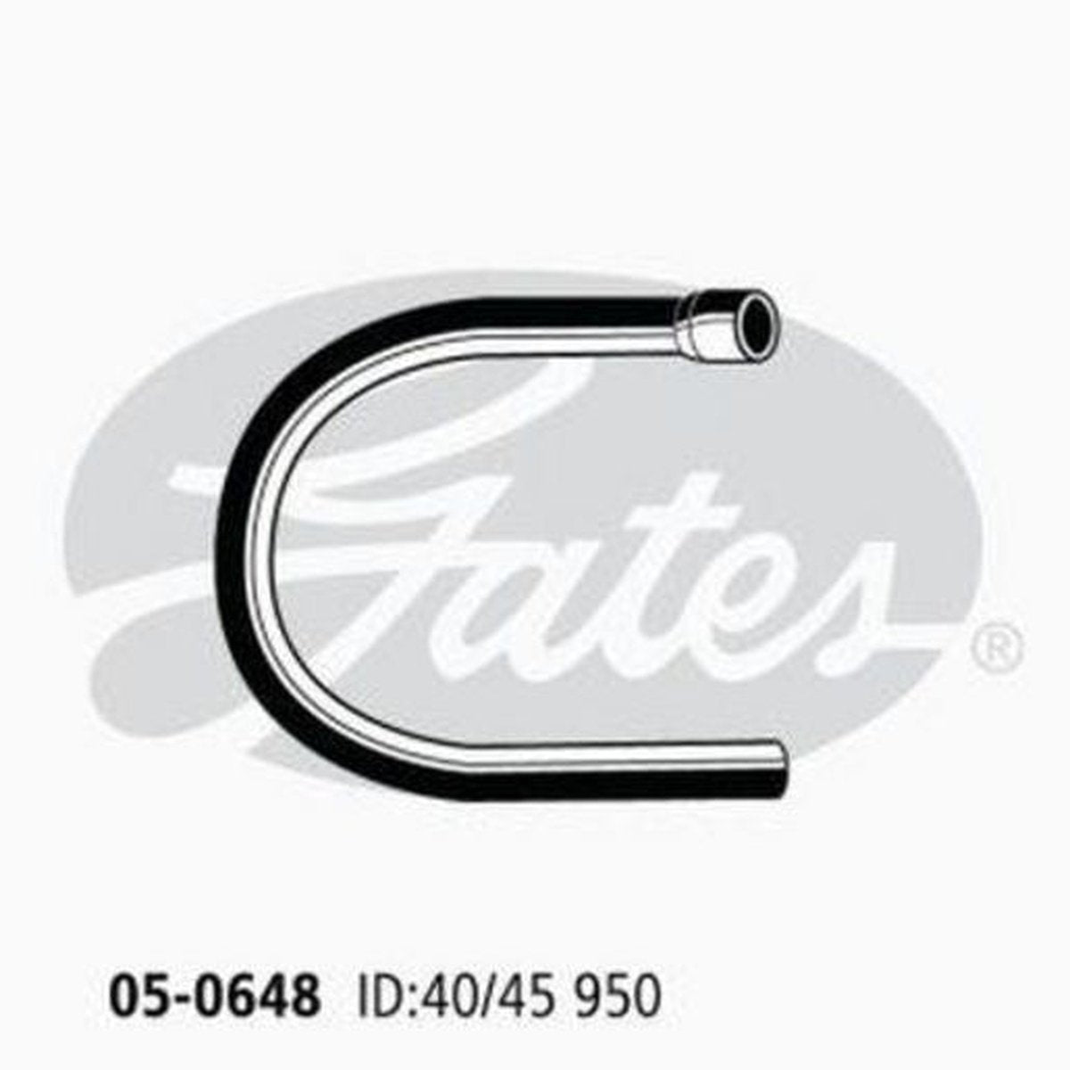 Gates Radiator Hose 05-0648