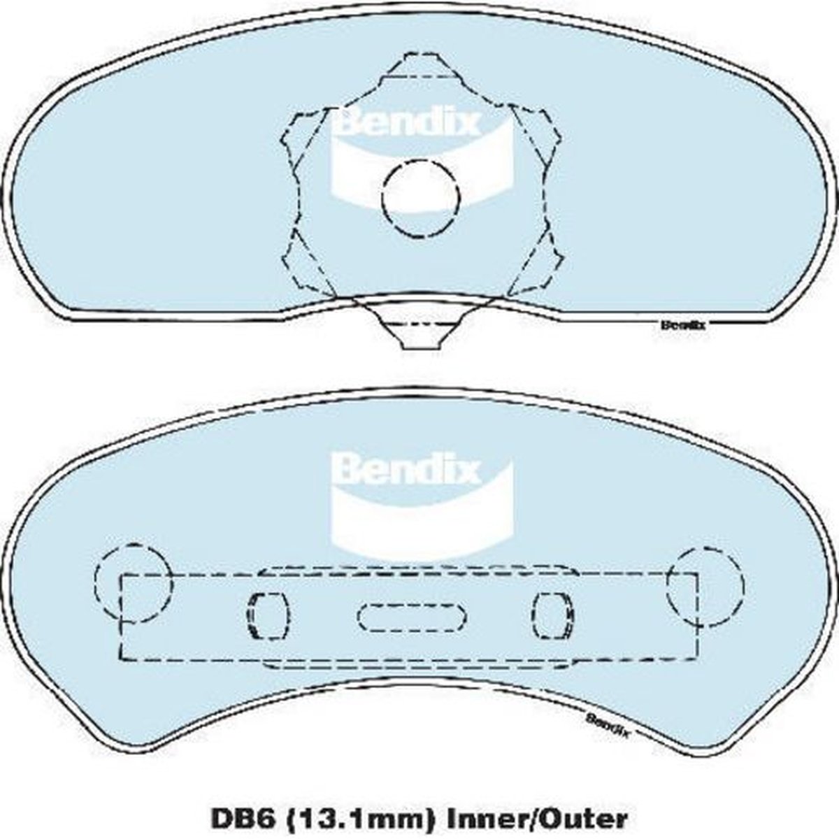 Bendix Ultimate Brake Pad Set Front DB6 ULT