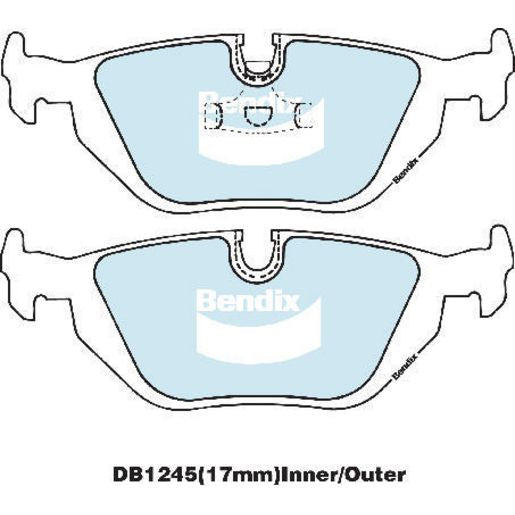 Bendix Ultimate Brake Pad Set Rear DB1245 ULT