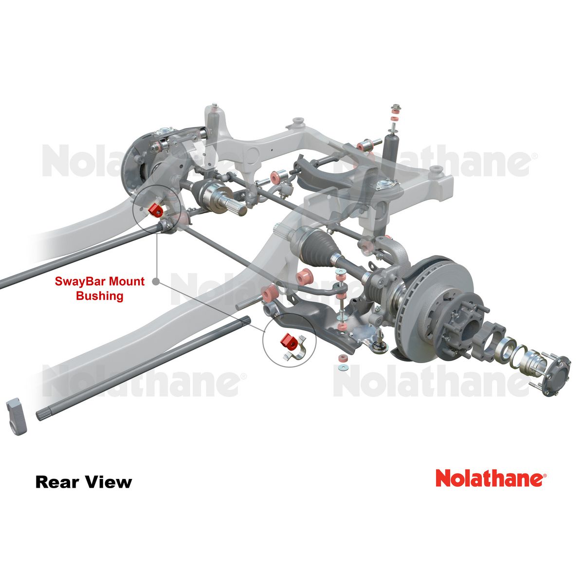 Nolathane Sway Bar Bushing Kit 421046
