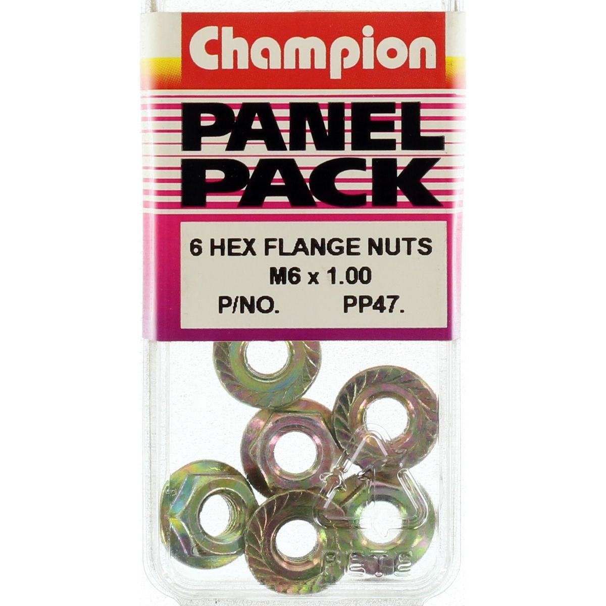 Champion Fasteners Hex Nut Flanged *M6x1.00mm PP47