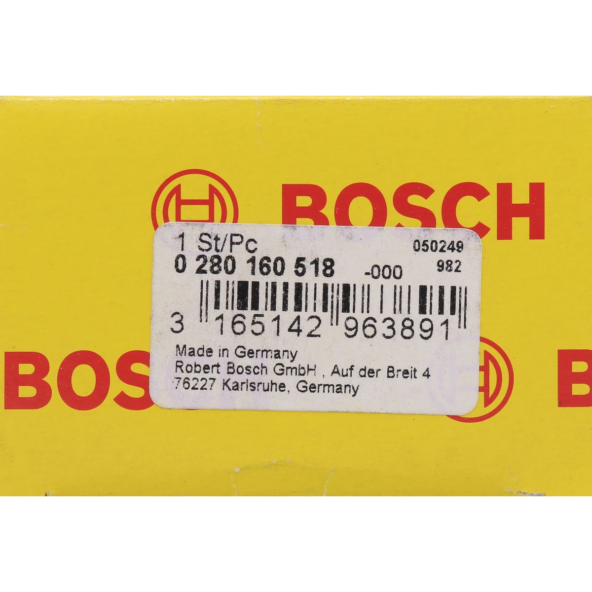 Bosch Fuel Pressure Regulator 0 280 160 518