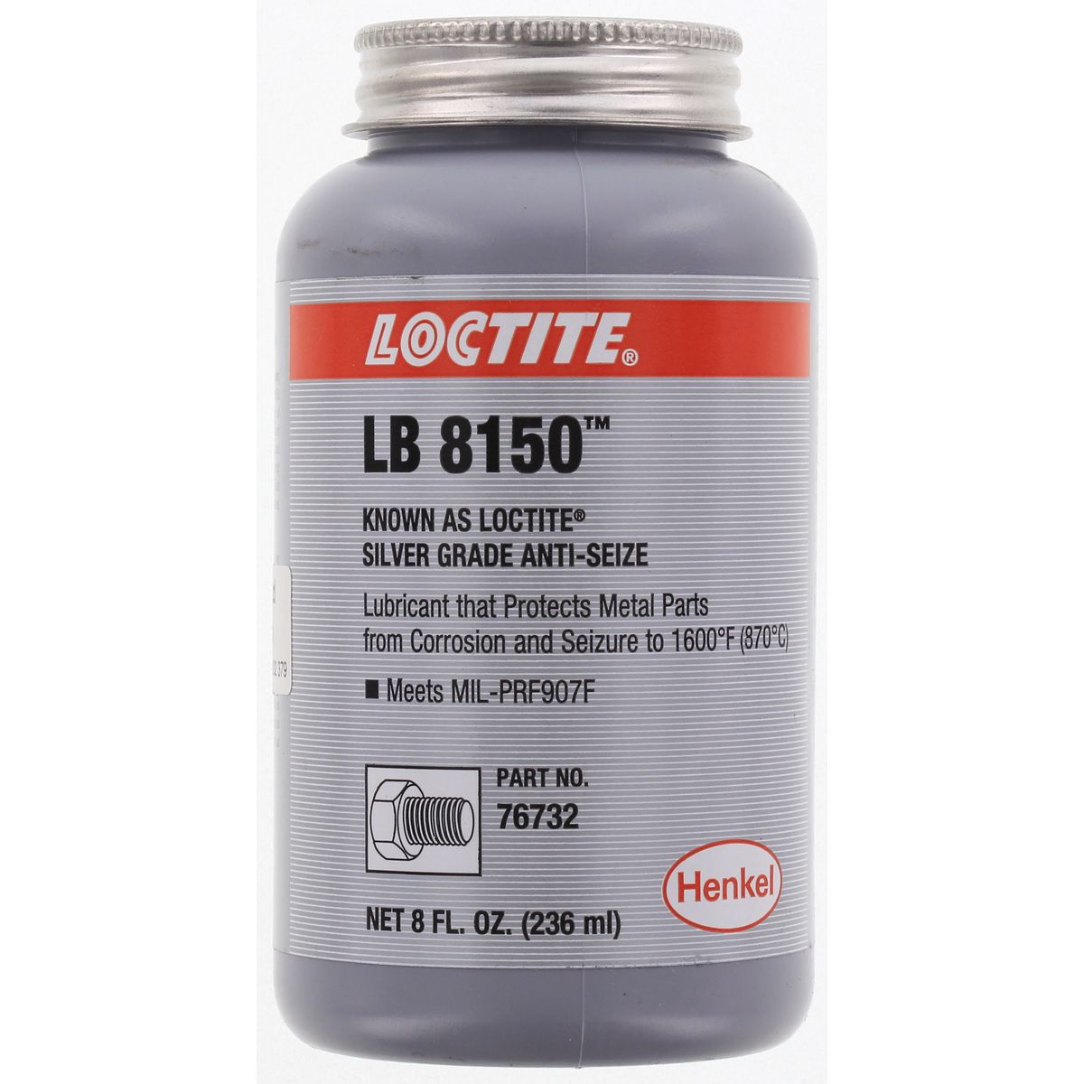Loctite LB 8150 Silver Grade Anti-Seize 236ml 76732