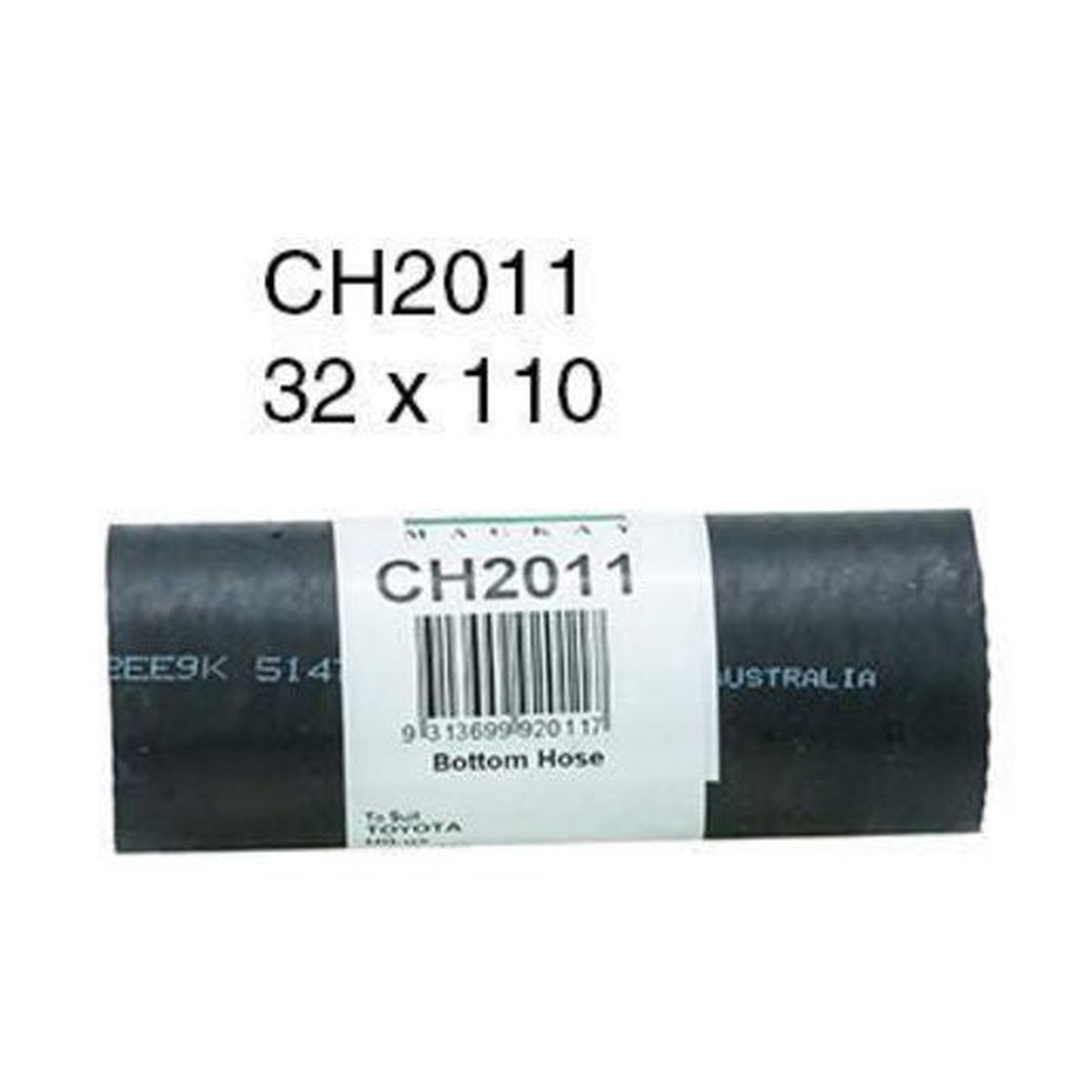 Mackay Bottom Radiator Hose CH2011