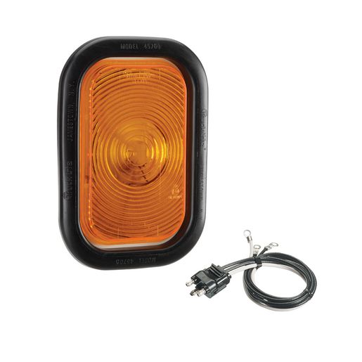 Narva Sealed Rear Direction Indicator Lamp 12V Amber w/ Vinyl Grommet 94502