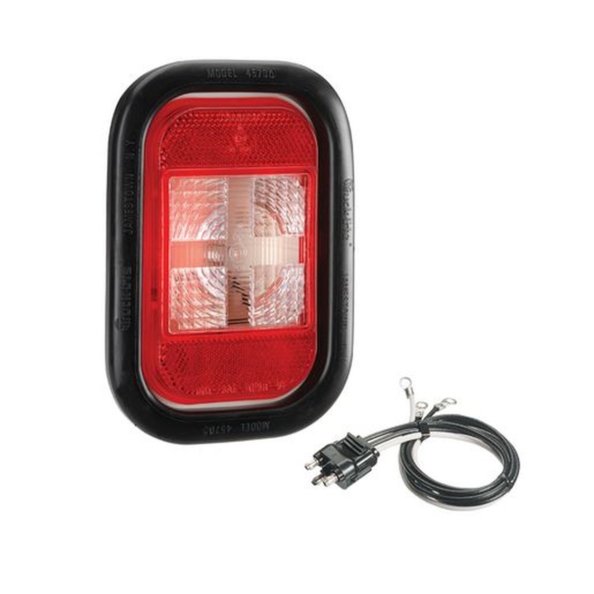 Narva Sealed Reverse Lamp Kit 12V Red w/ Reflector & Vinyl Grommet 94518