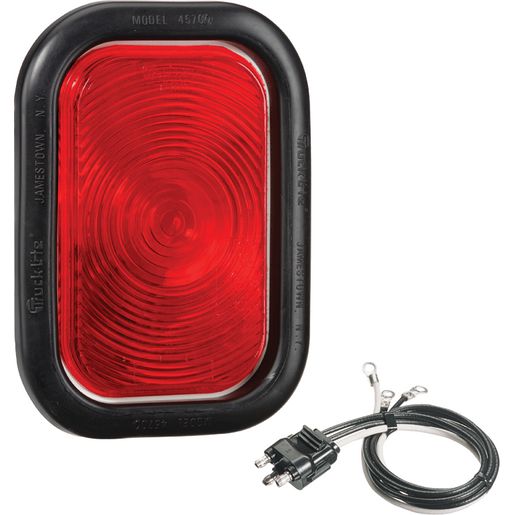Narva Sealed Rear Stop/Tail Lamp Kit 12V Red w/ Vinyl Grommet 94510