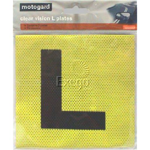 Motogard Plate Set-L Clear Vision MGCV LP