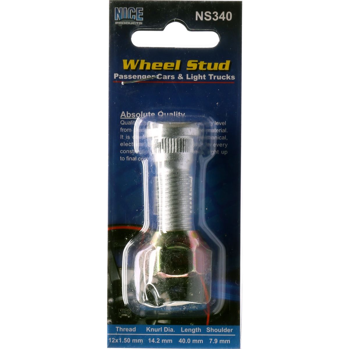 NICE Wheel Stud & Nut M12x1.50 35.3mm NS340