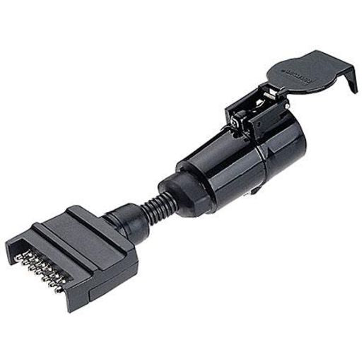 Narva Trailer Adapter Flat to Large Round 82245BL