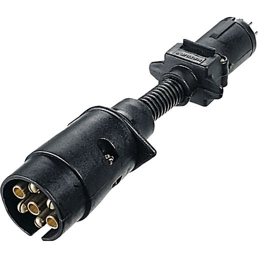 Narva Trailer Plug 7 Pin Large Round To 6 Pin Small Round 82270BL