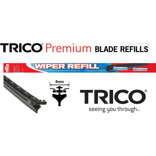 Trico Premium Wiper Refill Metal Vertabra 8mm x 560mm Pair TRM560
