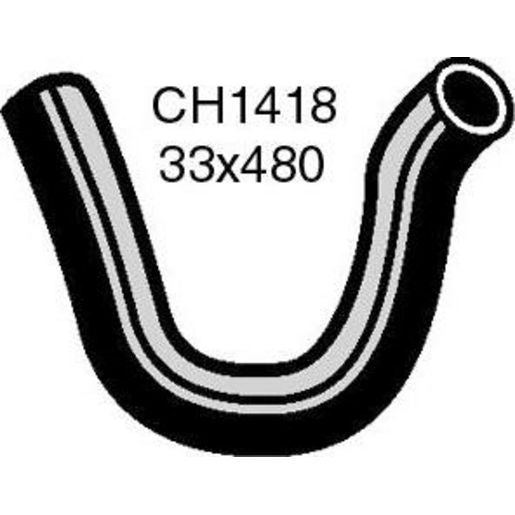 Mackay Bottom Radiator Hose CH1418