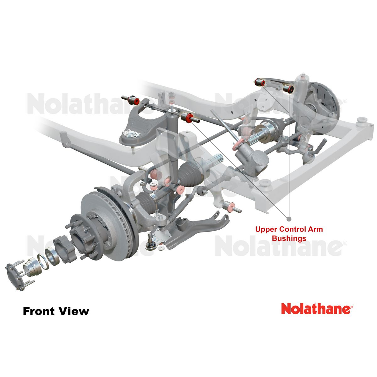 Nolathane Control Arm Bush Kit Upper 45279