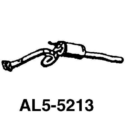 Walker Exhaust Muffler-Rear AL5-5213