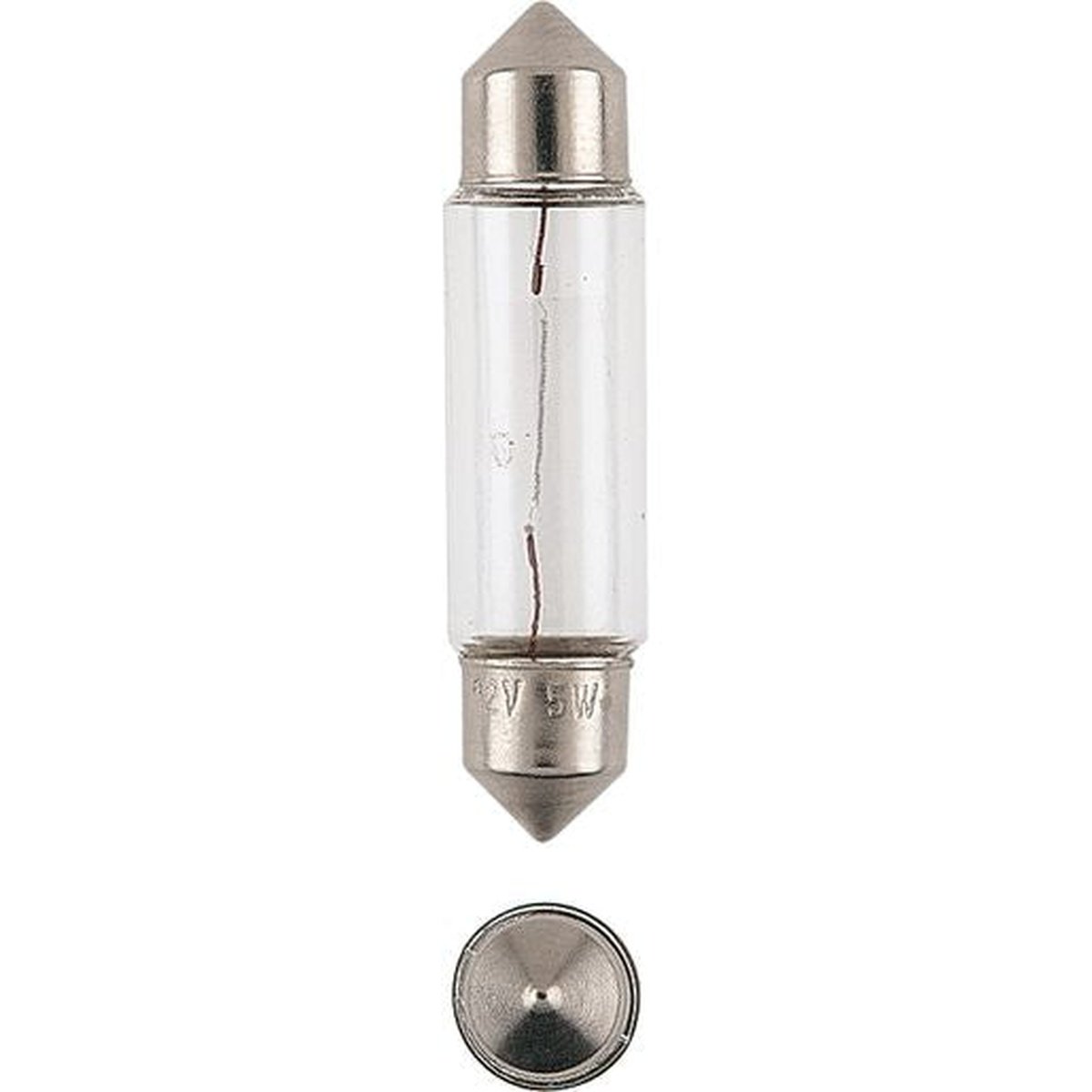 Narva Incandescent Festoon Globe SV8-5.8 24V 5W Twin Pack 47260BL
