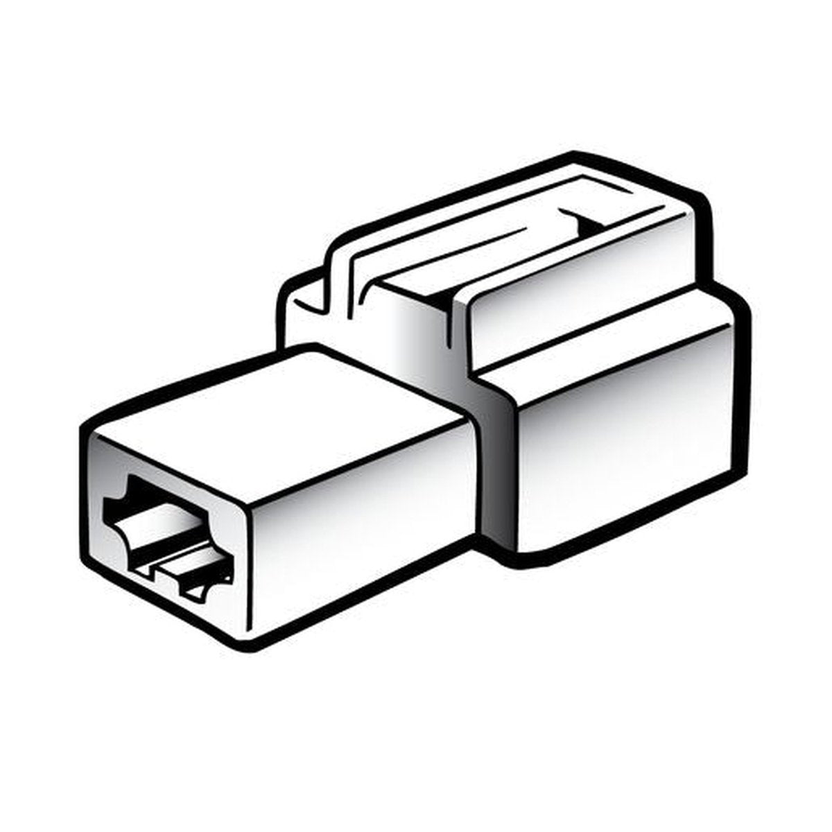 Narva Quick Connect Housing Female 1 Pole (10Pk) 56261