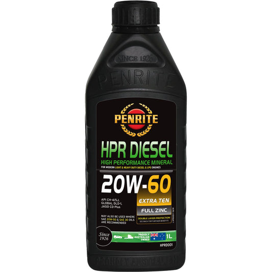 Penrite HPR Diesel SAE 20W-60 Engine Oil 1L