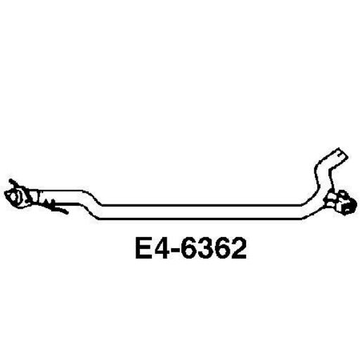 Walker Exhaust Pipe-Exhaust E4-6362