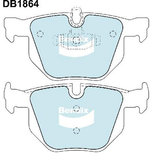 Bendix 4x4 Brake Pad Set Front DB186 -4WD