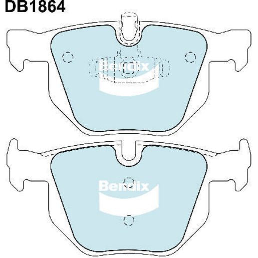 Bendix Brake Pads Set - General Ct DB1864CT