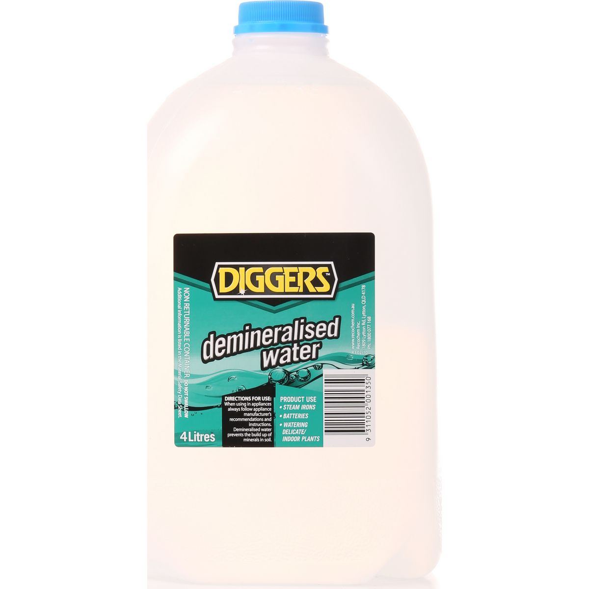 Diggers Demineralised Water 4Ltr 19955-4DIG