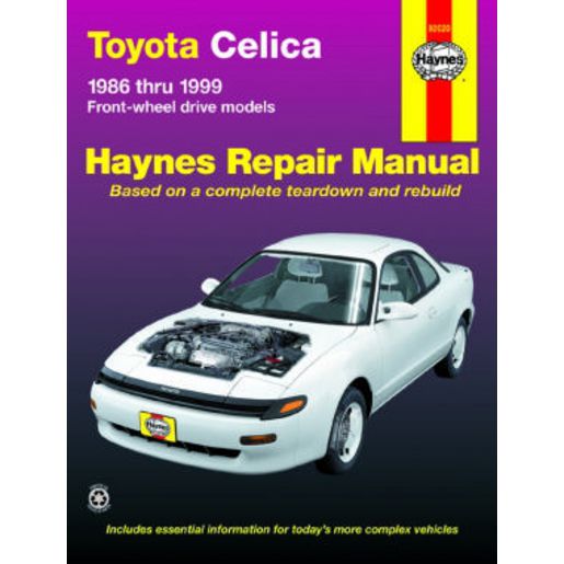 Haynes Owner'S Workshop Manual - Toyota Celica 1986-1999 92020
