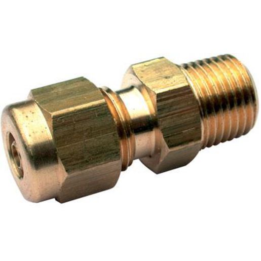 VDO Tube Link Adaptor Engine fitting for 1/8in.-27NPTF Male, 3/16in. PVC Tubing) 230.024
