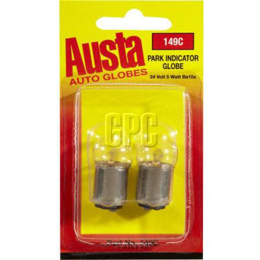 Austa Globe-24V 5W Ba15S Card (2) 149C