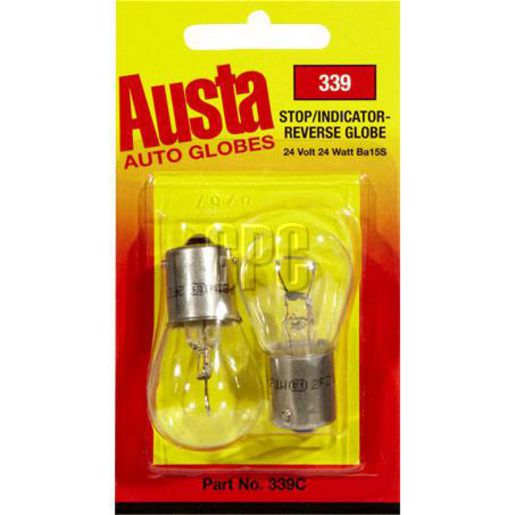 Austa Globe-24V 24W Ba15S Card (2) 339C