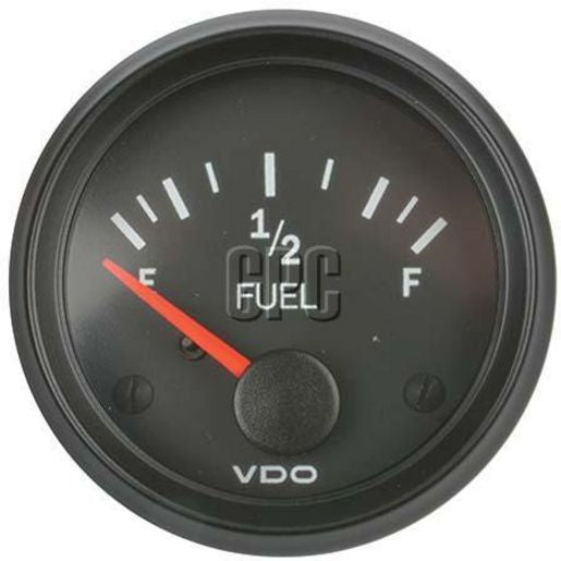VDO Fuel (LPG) Gauge 5-90 ohms 12V 52mm Round 301010010