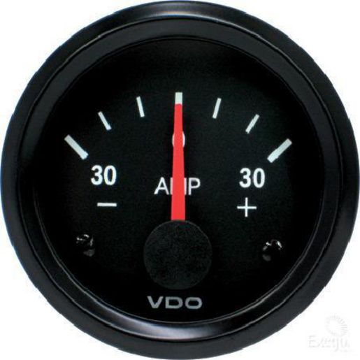 VDO Ammeter (-30 0 30) Range 52mm Round 190077006