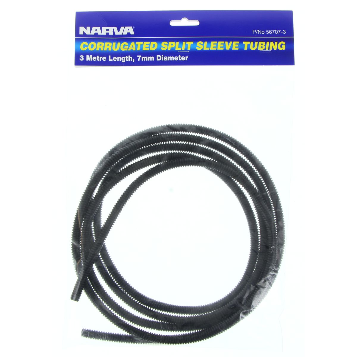 Narva Split Sleeve Tubing 7mm x 3m 56707-3